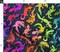 Bright Rainbow Cute Colorful Scales Reptile Pet Custom Printed Fabric by Spoonflower Various Fabrics by the Yard or Fat Quarter